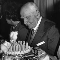 Vittorio Cini celebrates his birthday
